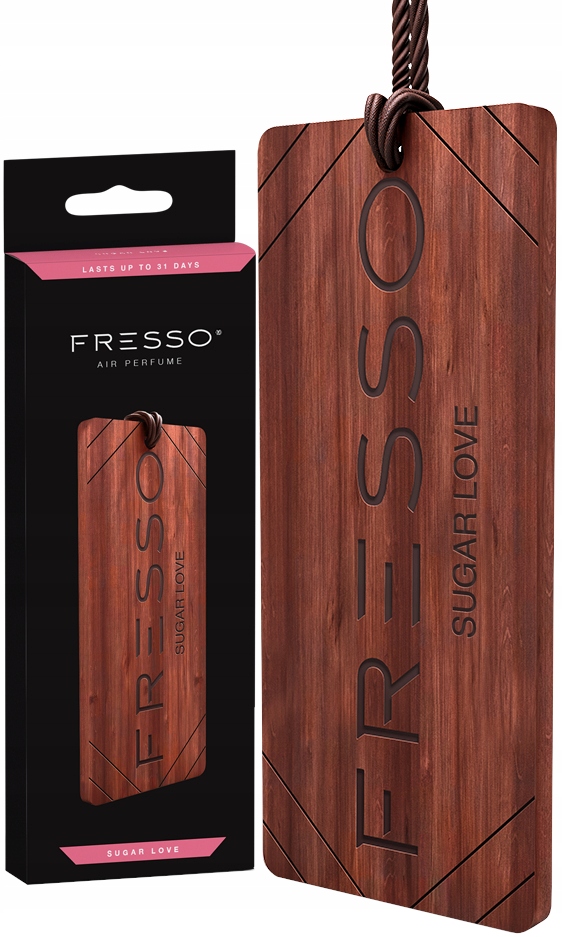 

Fresso Sugar Love drewniana zawieszka zapachowa