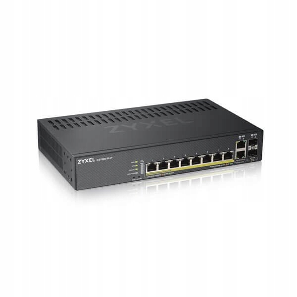 Zyxel GS1920-8HPv2, 10 Port Smart Managed Switch 8x Gigabit Copper and 2x…