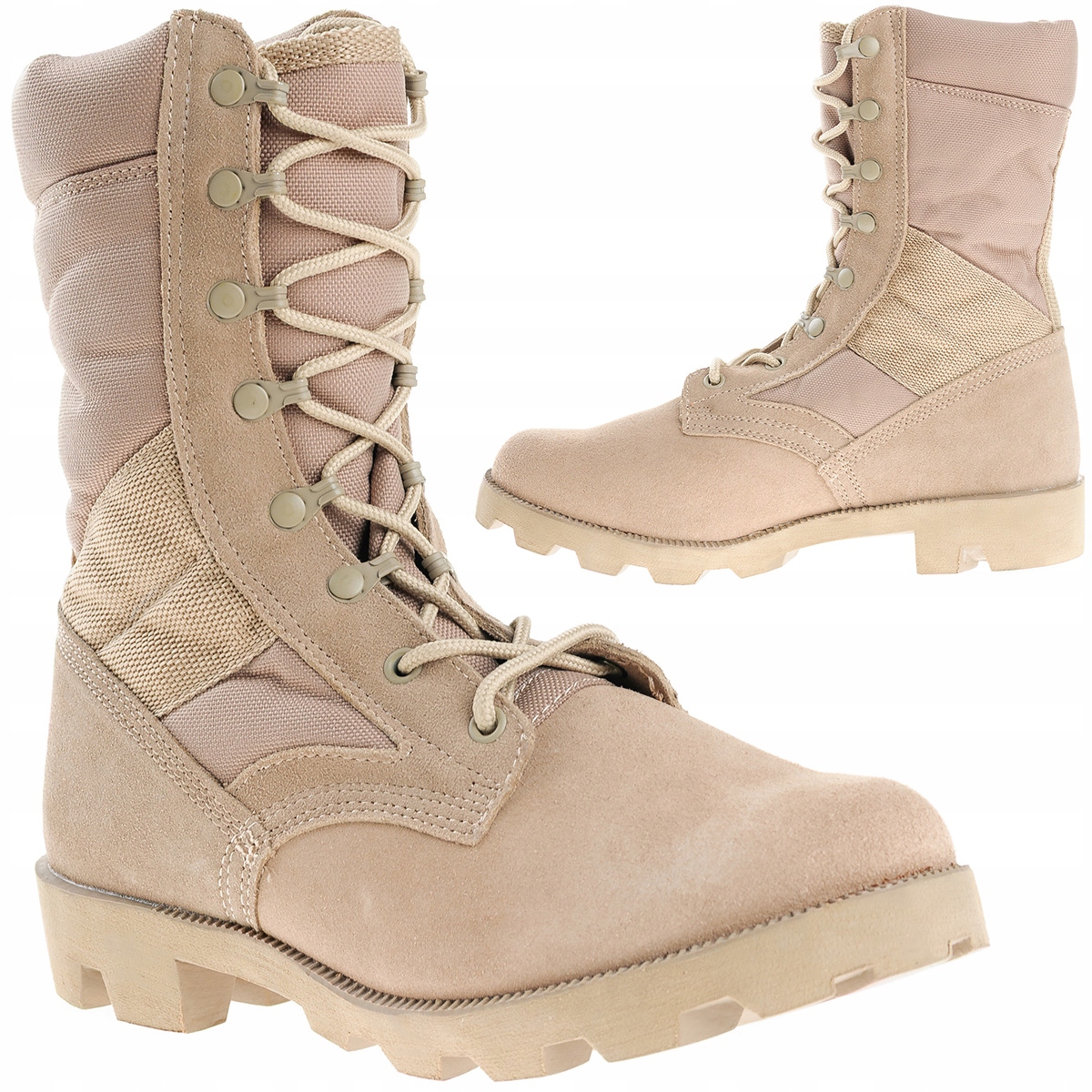 Taktické Vojenské Pouštní Boty Mil-tec Us Desert Boots Cordura Khaki 42