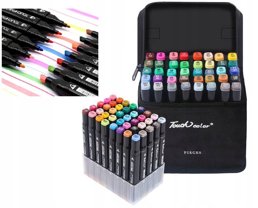

Markery Flamastry Alkoholowe Touch Art Etui 36SZT