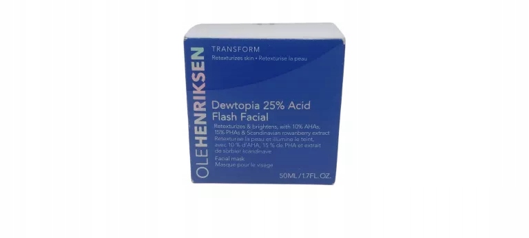 Dewtopia 25% Acid Flash Facial Maska Do Twarzy Aha Pha