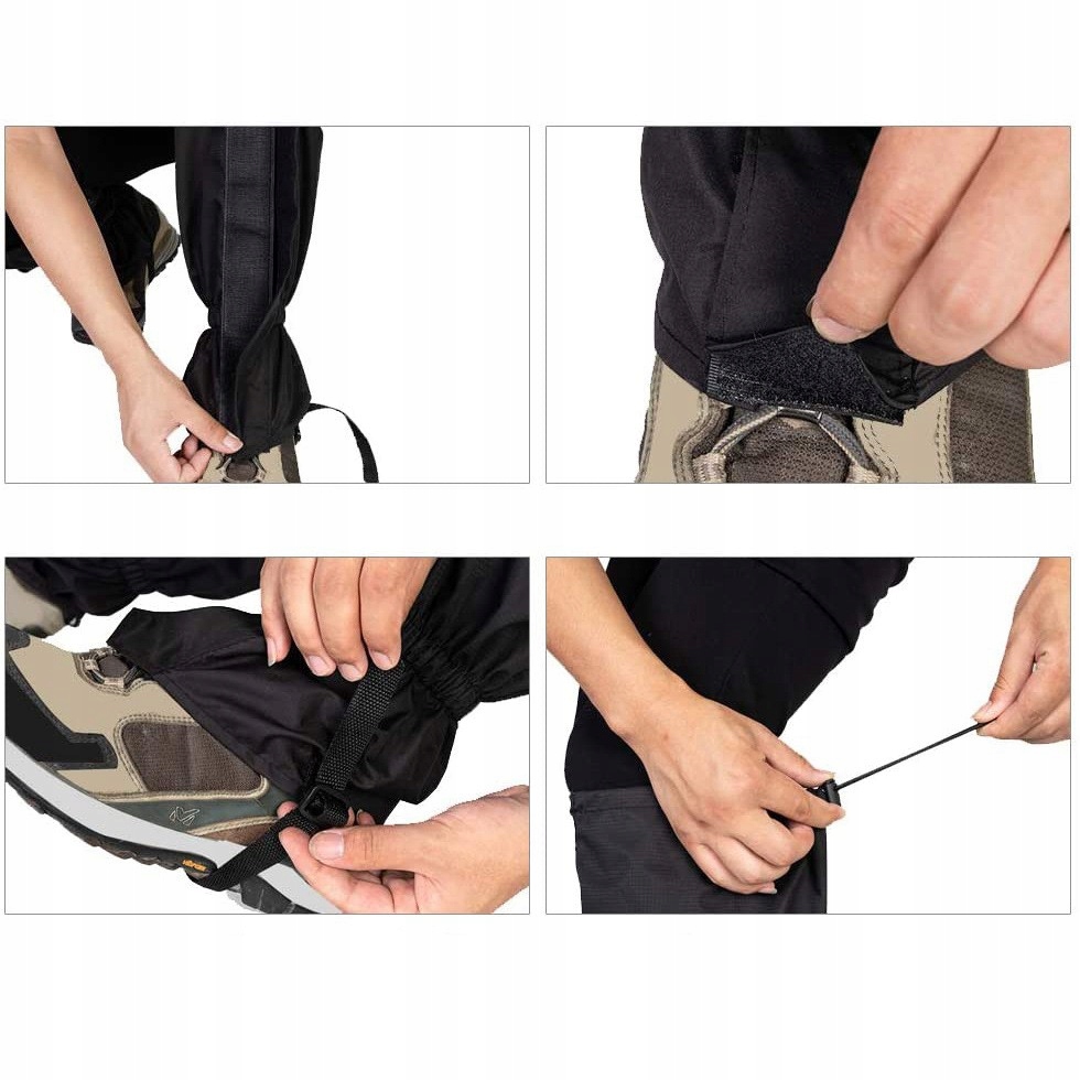 STUPTUTY OCHRANIACZE NA BUTY WODOODPORNE CZARNE NOGAWKI UNIWERSALNE Marka inna