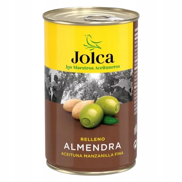 

Jolca Hiszpańskie oliwki zielone z migdałem,300g