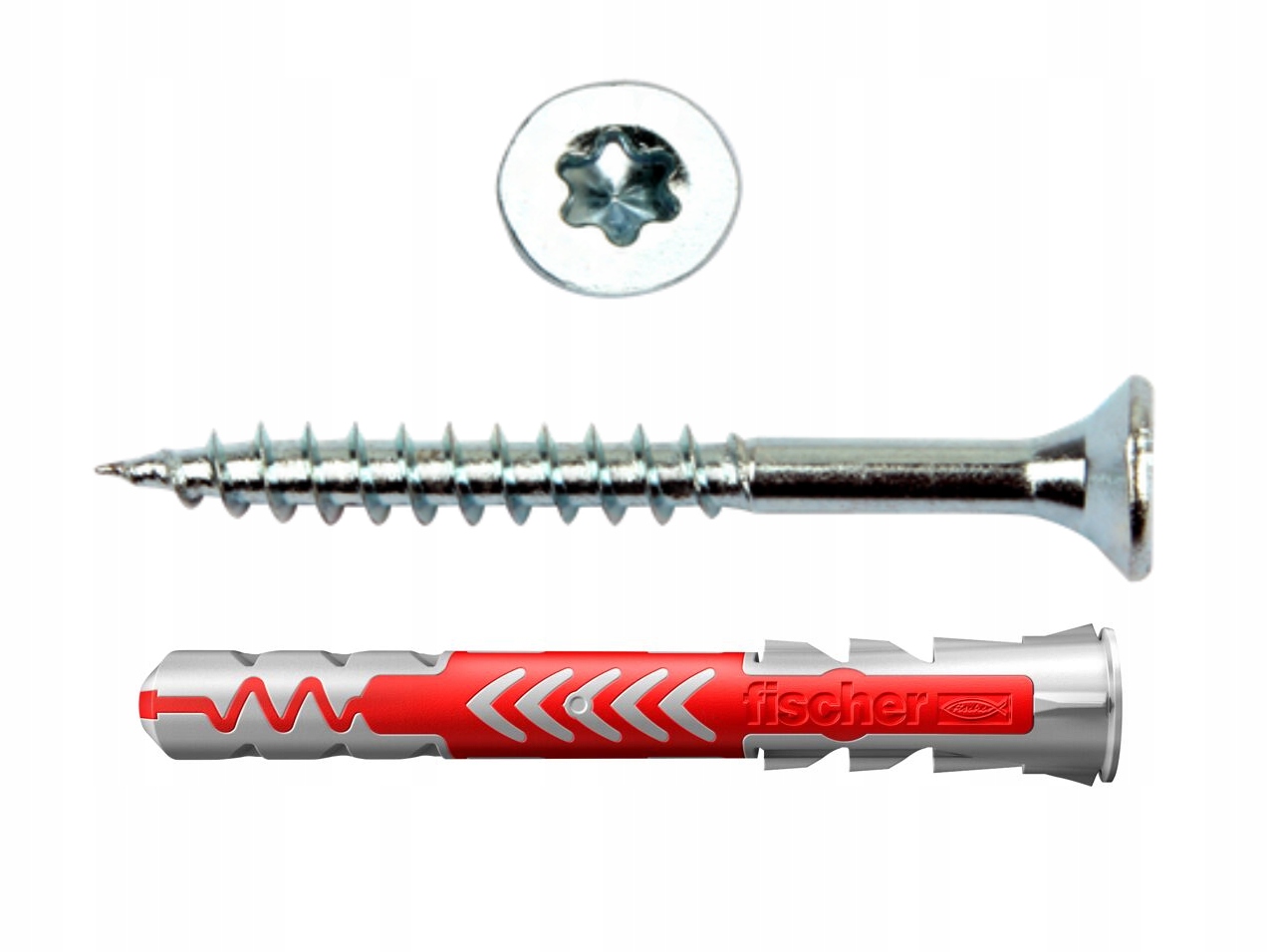 

kołki fischer Duopower 10x80mm wkręty Torx 12szt