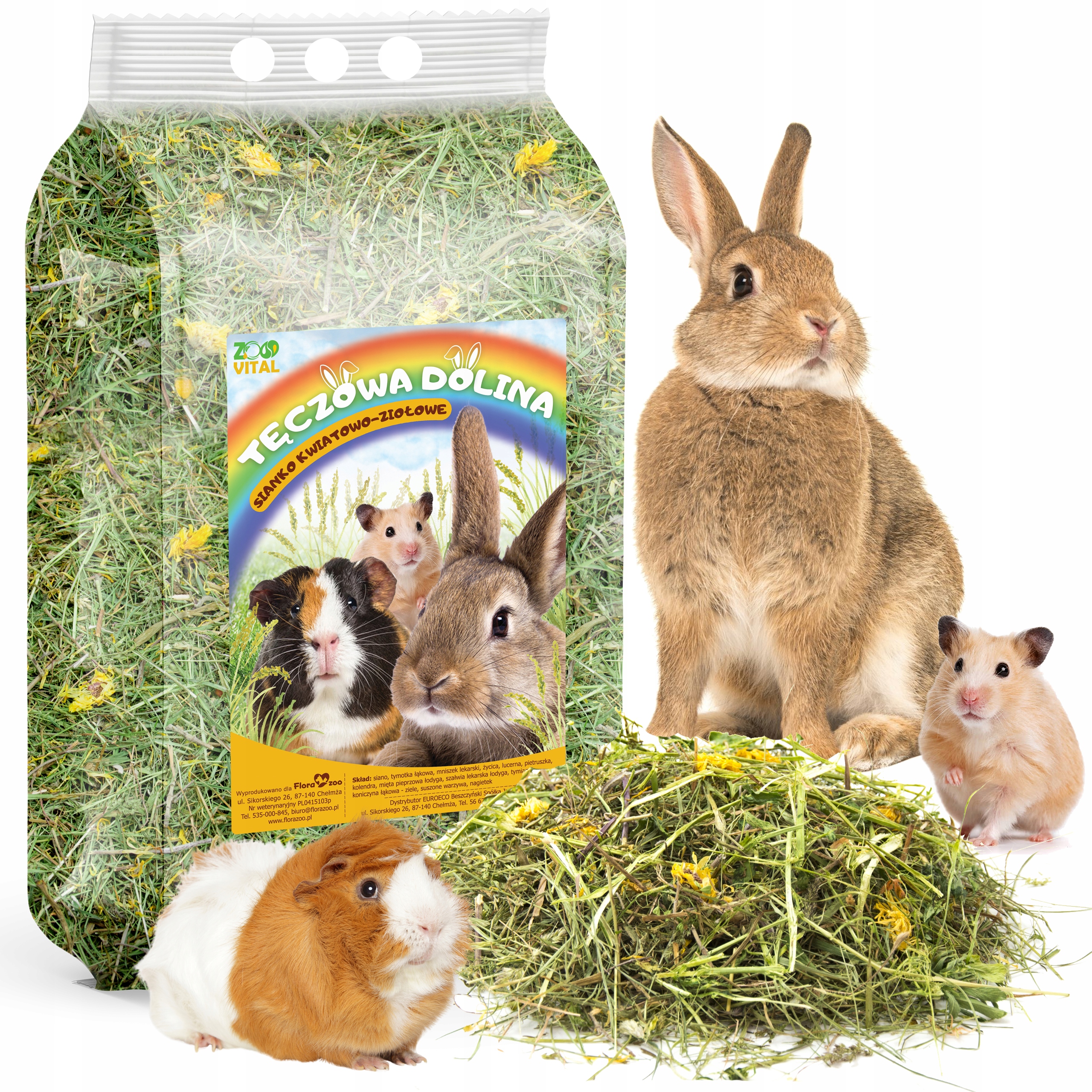 SIANO POKARM KARMA WITAMINY ZIOŁA DLA KRÓLIKA ŚWINKI MORSKIEJ MIX 20L Typ siano