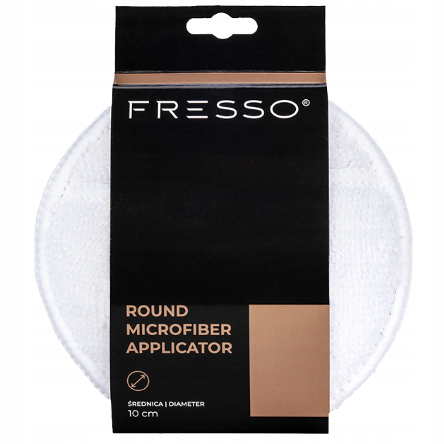 Fresso Round Microfiber Applicator Aplikator z mikrofibry