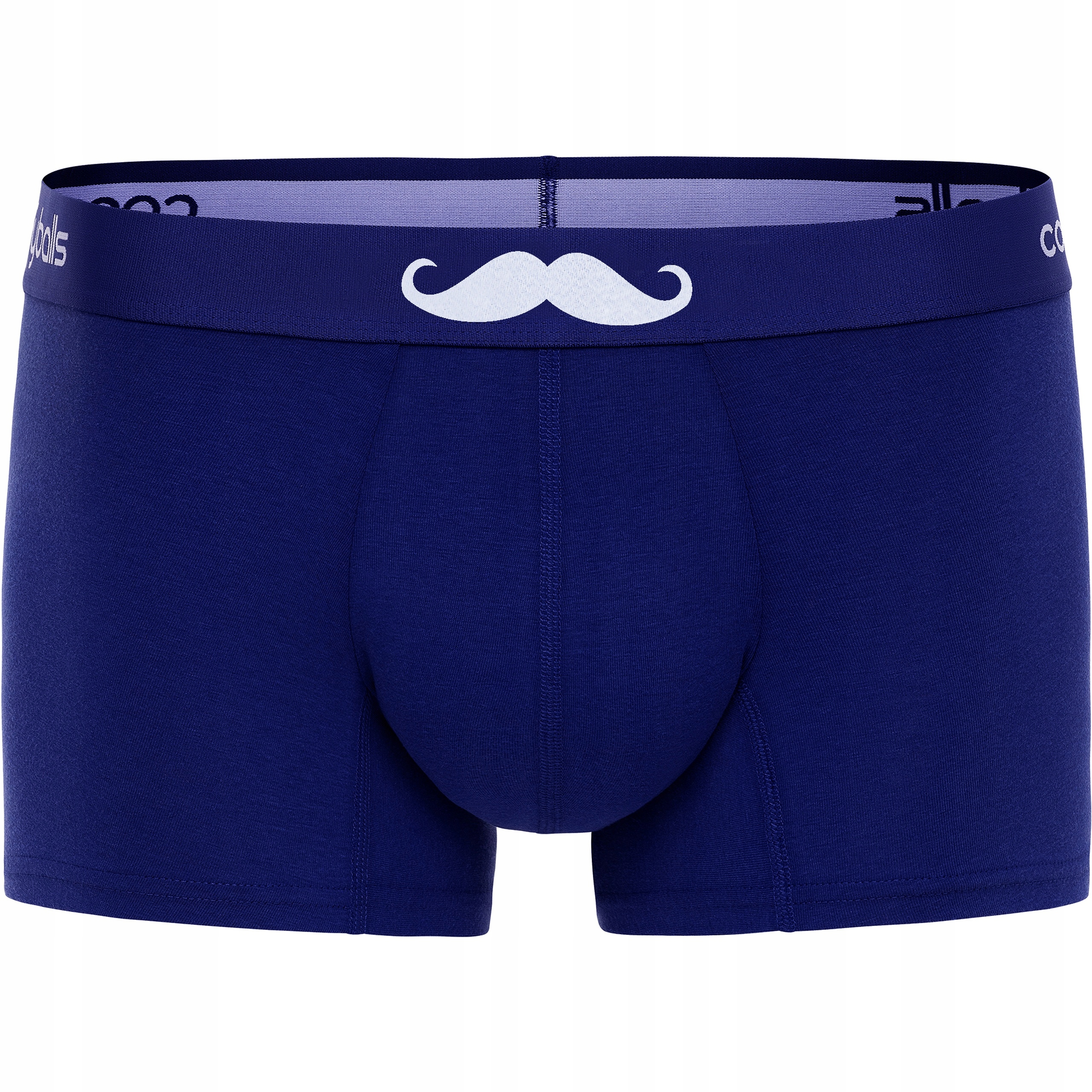 Bokserki Męskie Bawełniane Sportowe do Biegania Comfyballs Regular Blue XL