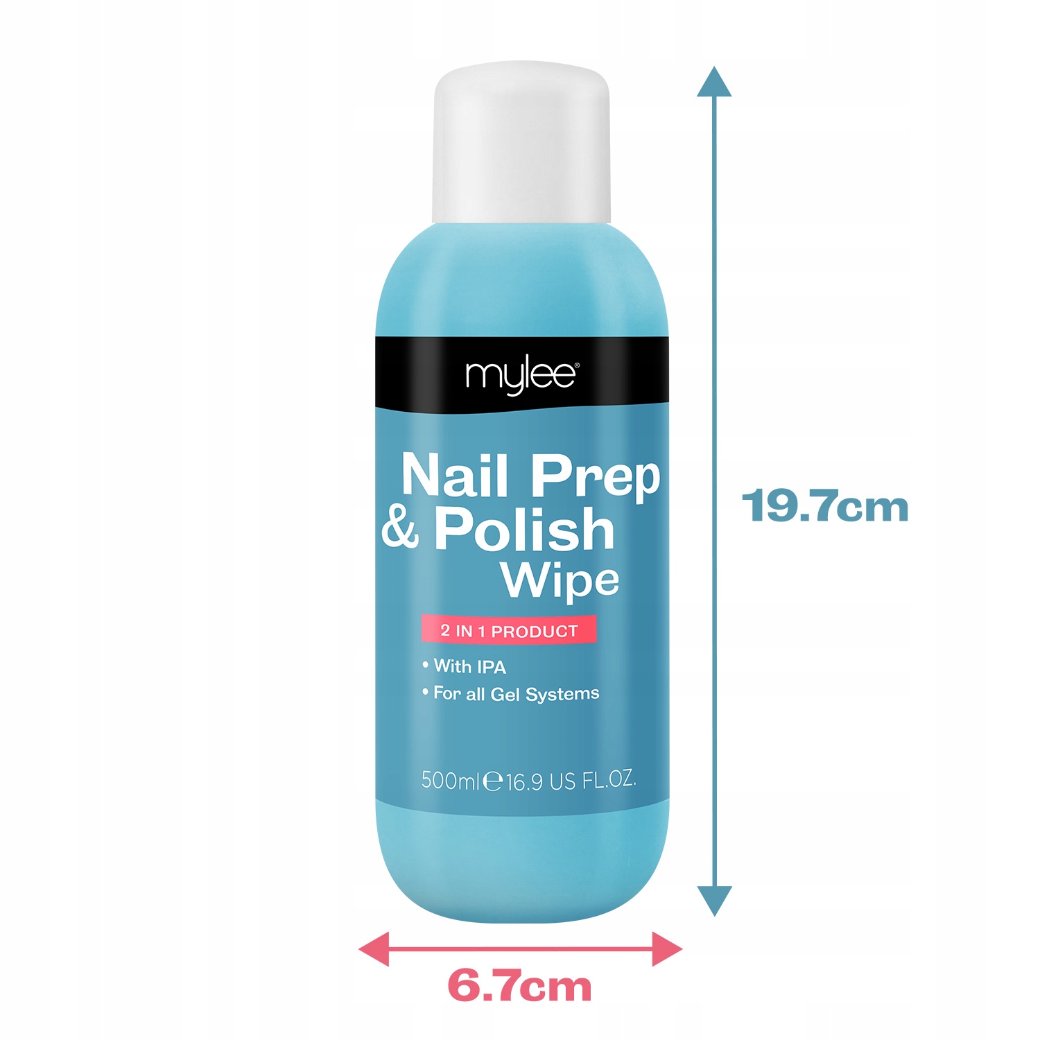 Cleaner do Paznokci do Lakierów Hybrydowych 500ml Typ odtłuszczacz (cleaner)