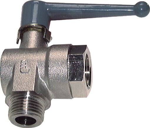 Kulový kohout Gw-gz 1/4" PN20 niklovaná mosaz