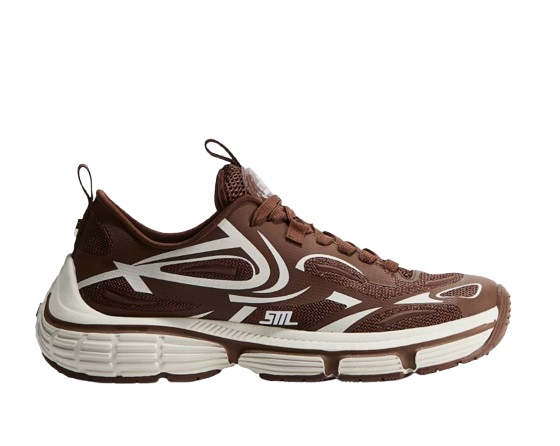Steve Madden – Sportovní Hnědé Boty S Bílou Podrážkou A Vložkami 40 T6I