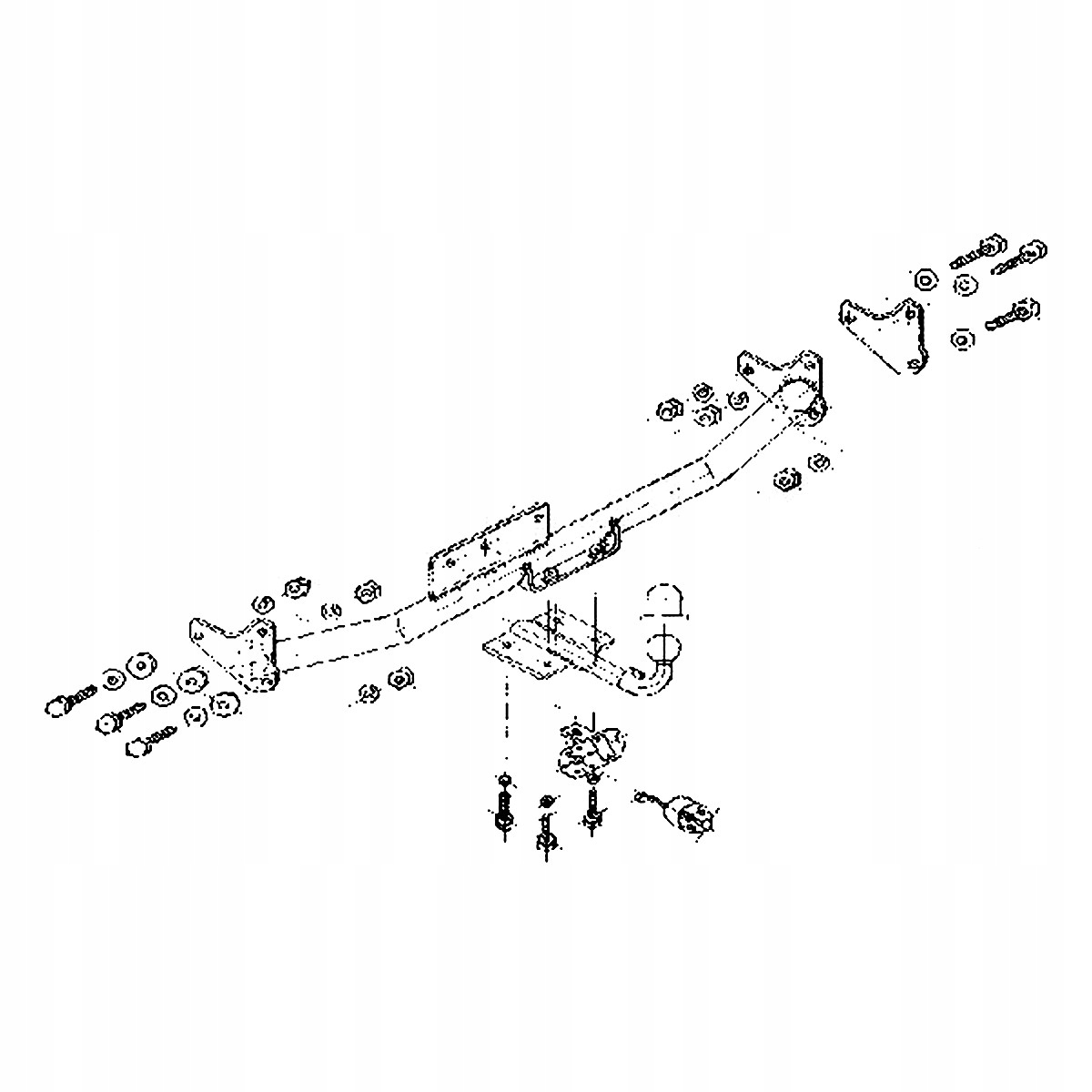 Hak holowniczy nowy do Peugeot 306 Htb 3/5D 93-01 Producent Steinhof