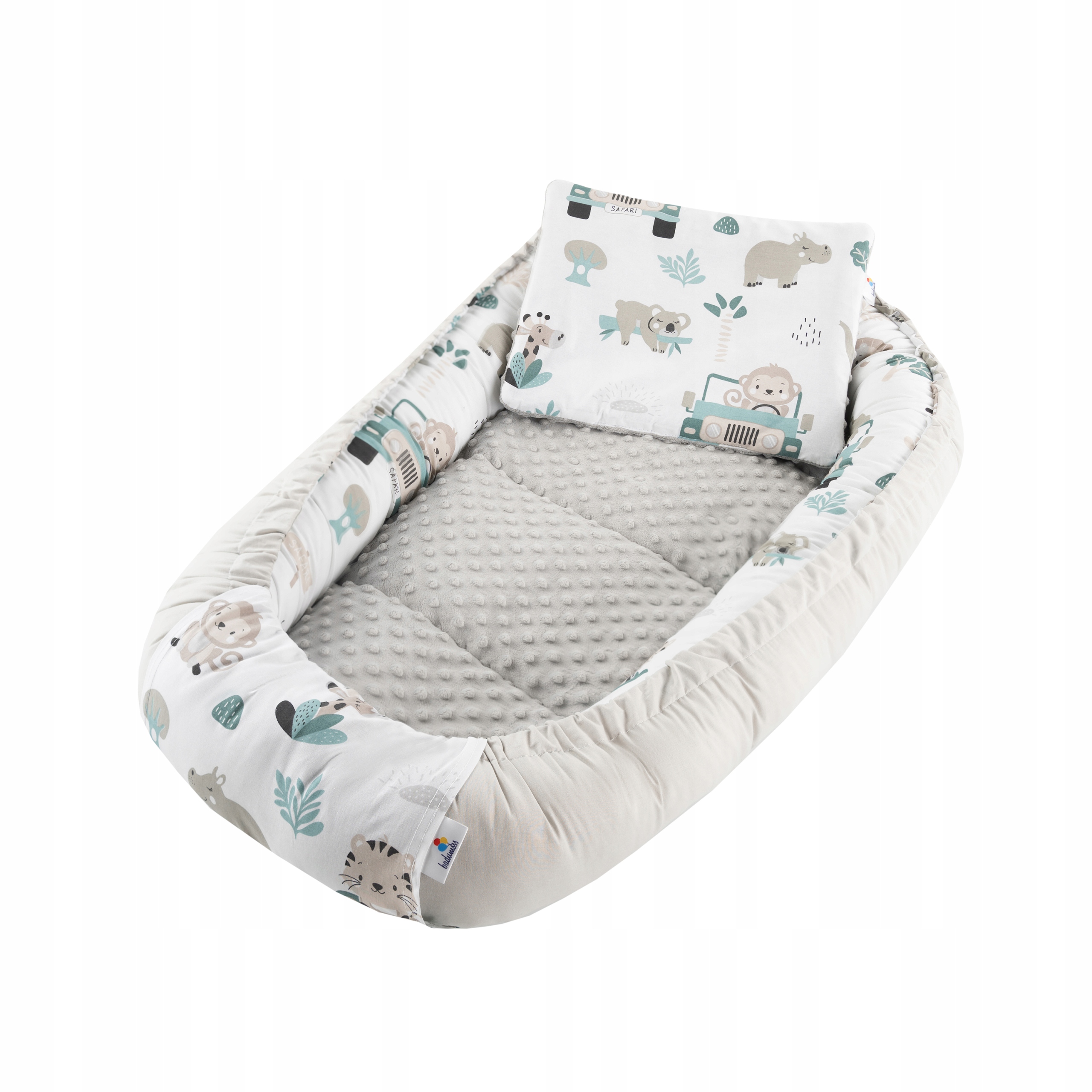 KOKON NIEMOWLĘCY GNIAZDO KOJEC BAWEŁNA MINKY ZESTAW 5 ELEMENTOWY DUŻY XXL Płeć chłopcy dziewczynki