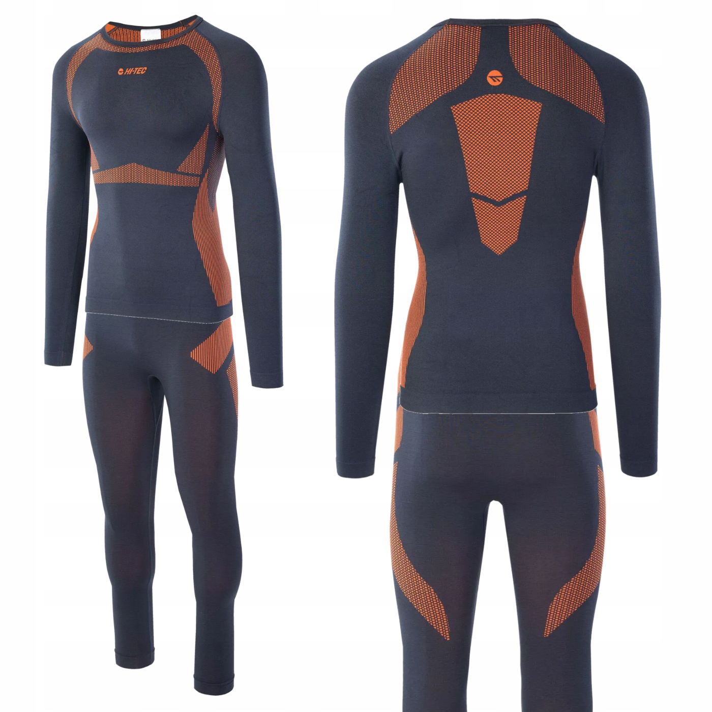 Bielizna Termoaktywna Set Komplet Hi-Tec Męska Rair Zestaw M L