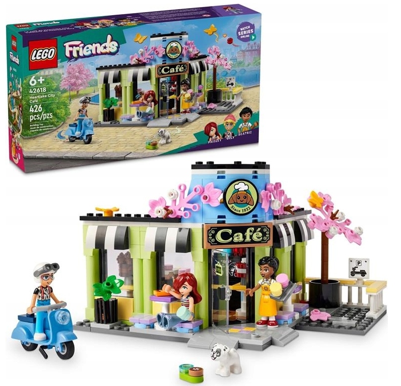 Lego Friends 42618 Kavárna v městečku Heartlake pro holčičku