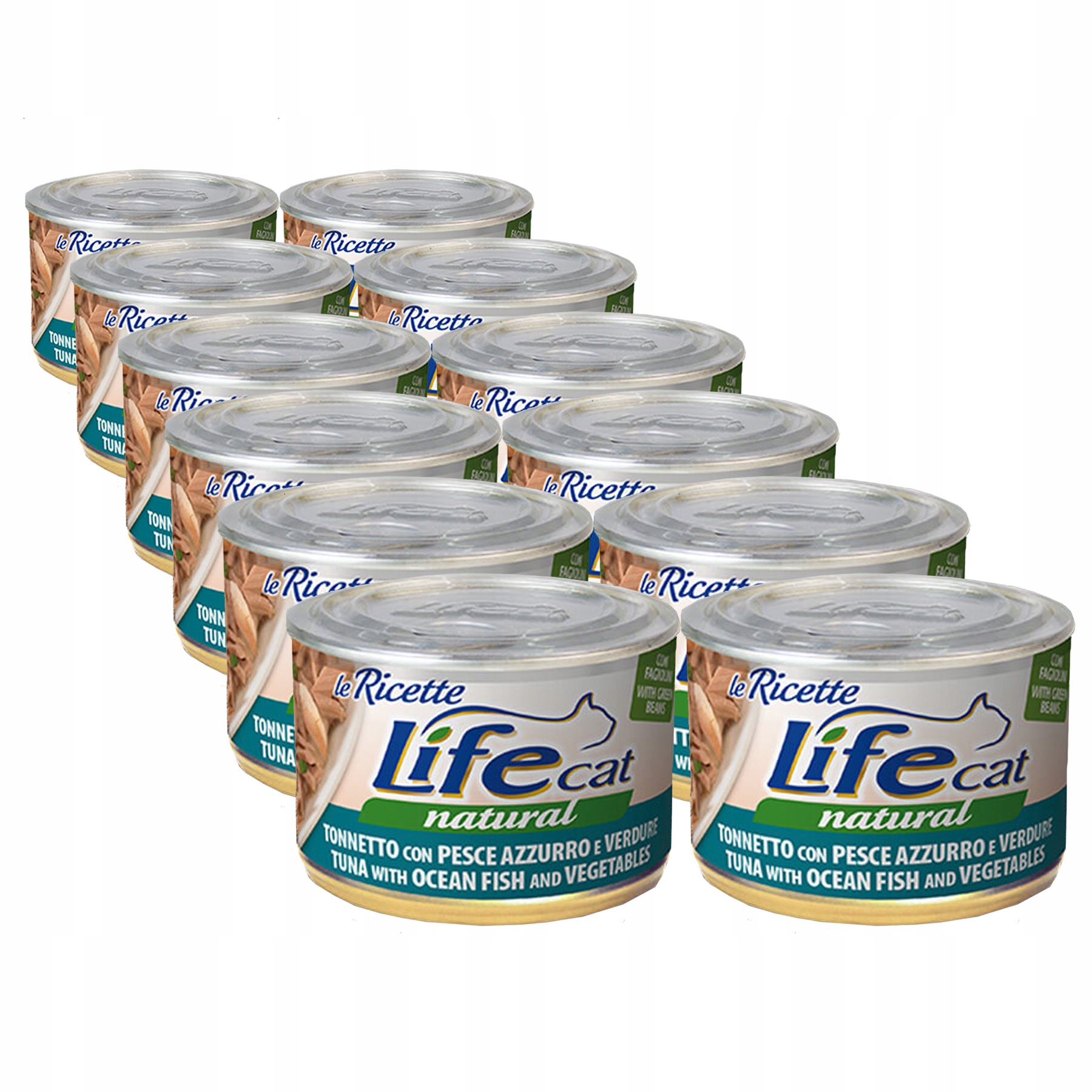 Levně Life Cat Le Ricette pro kočky konzerva 12x150 g tuňák modrá ryba