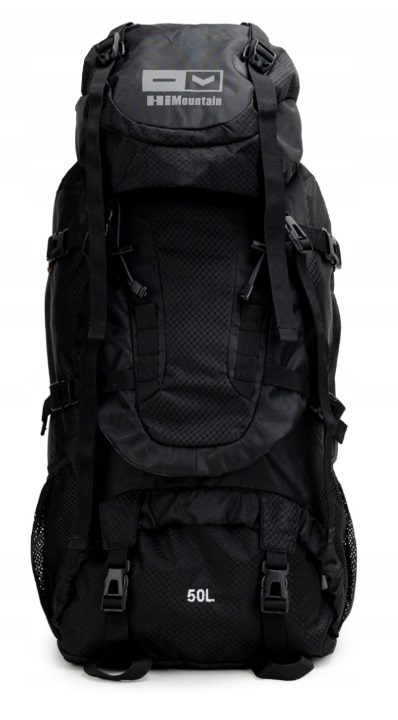 Plecak trekkingowy turystyczny HiMountain Hiker AB-2040 41-60 l czarny