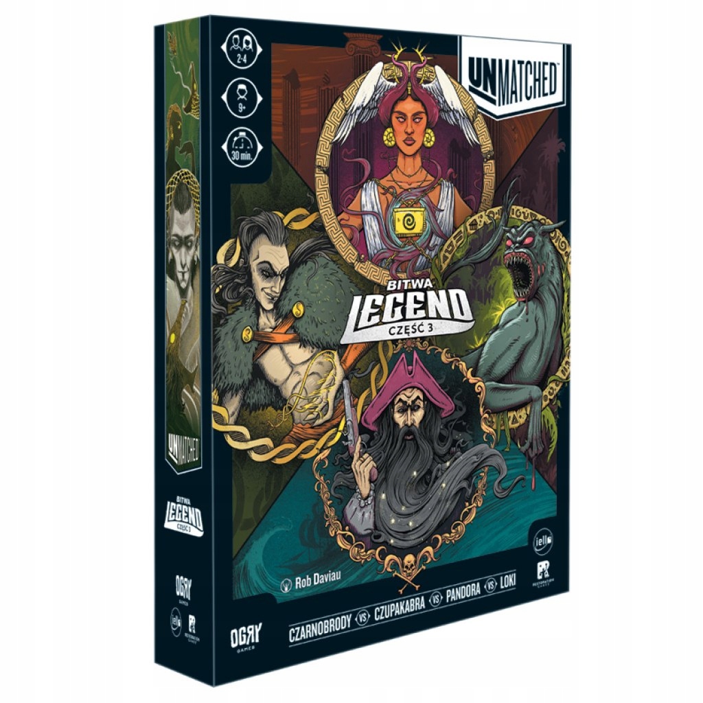 Gra Unmatched: Bitwa Legend 3 podstawa Ogry Games