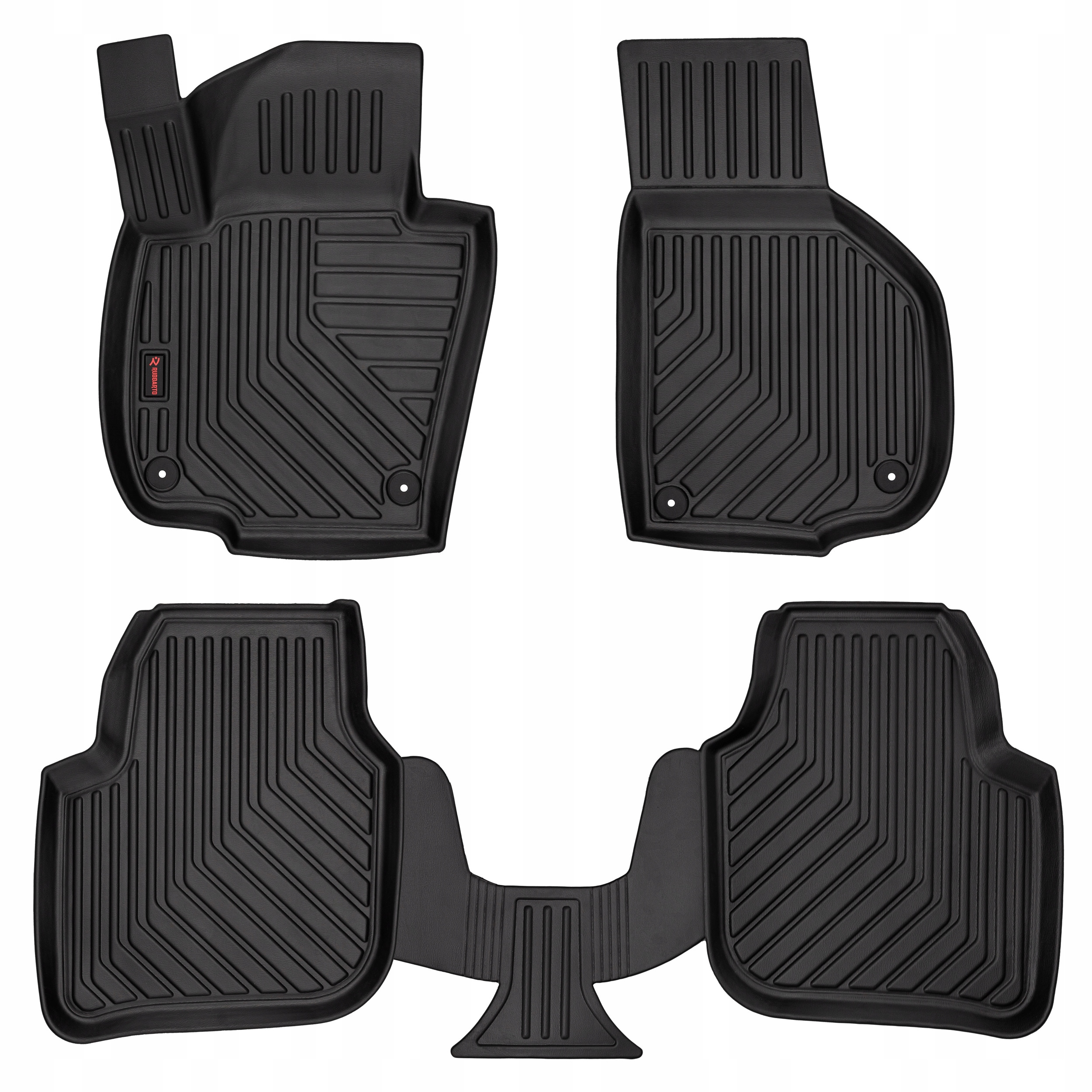 3D gumové autokoberce pre: Škoda Superb II sedan, kombi (2008-2015)