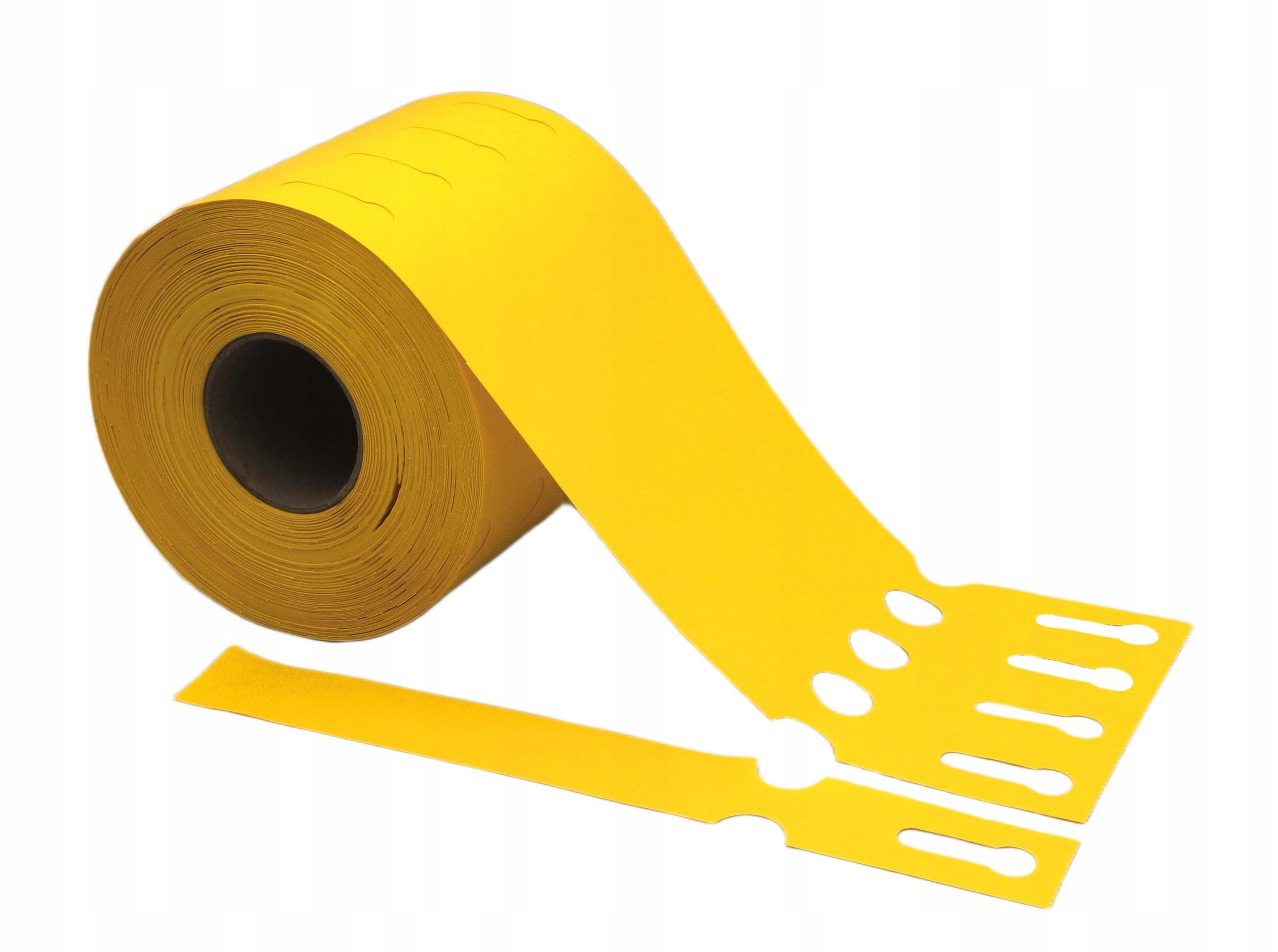 Smyčkové zahradnické/sadové etikety Žluté 200x25mm(25x200) 5000ks
