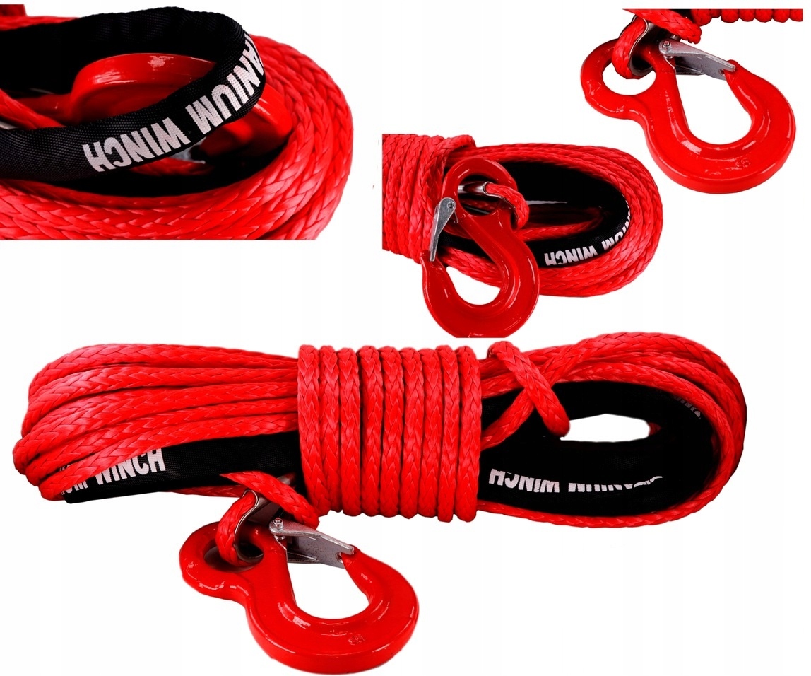 Syntetická Lina Dyneema 10 mm28M pre navijak Hak