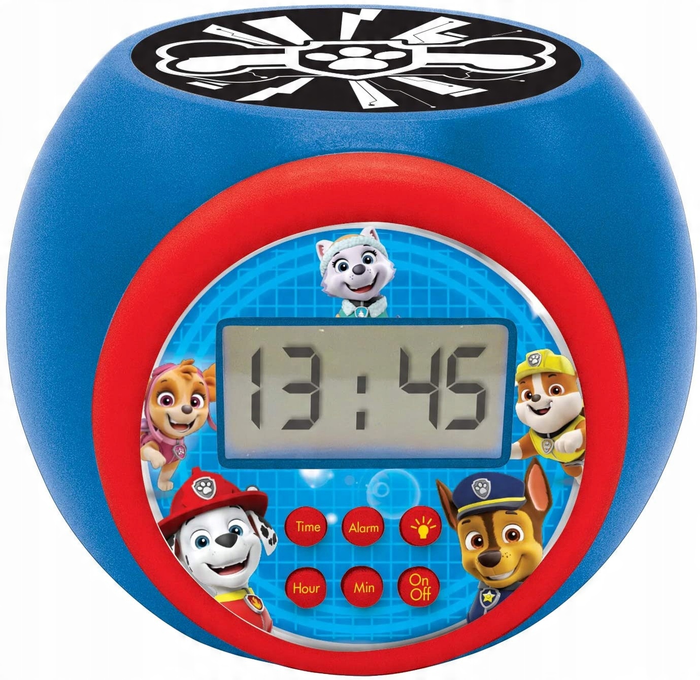 

Budzik zegar z projektorem Paw Psi Patrol cyfrowy