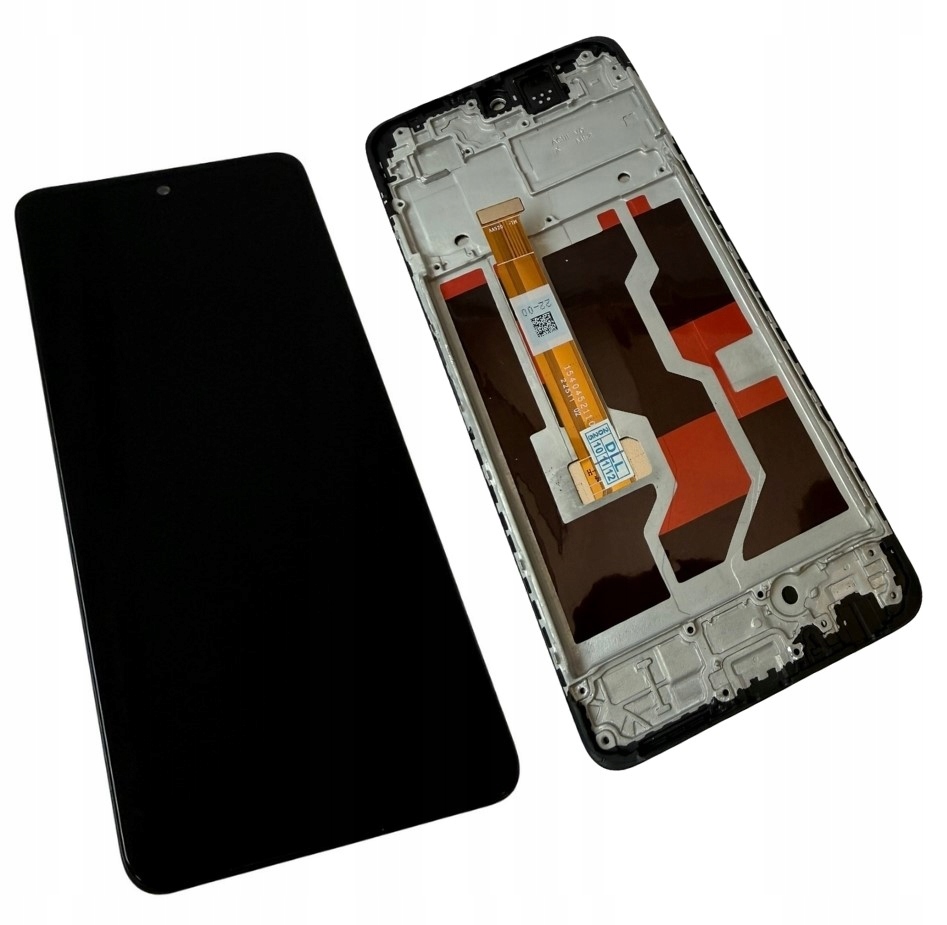 Hq LCD displej s rámečkem pro Oppo A58 4G, černý