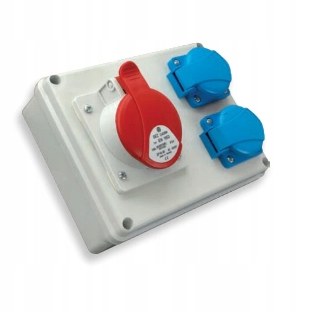 Minizásuvková rozvodnice Praktik, Ip 54, 1x1643, 2x230 V