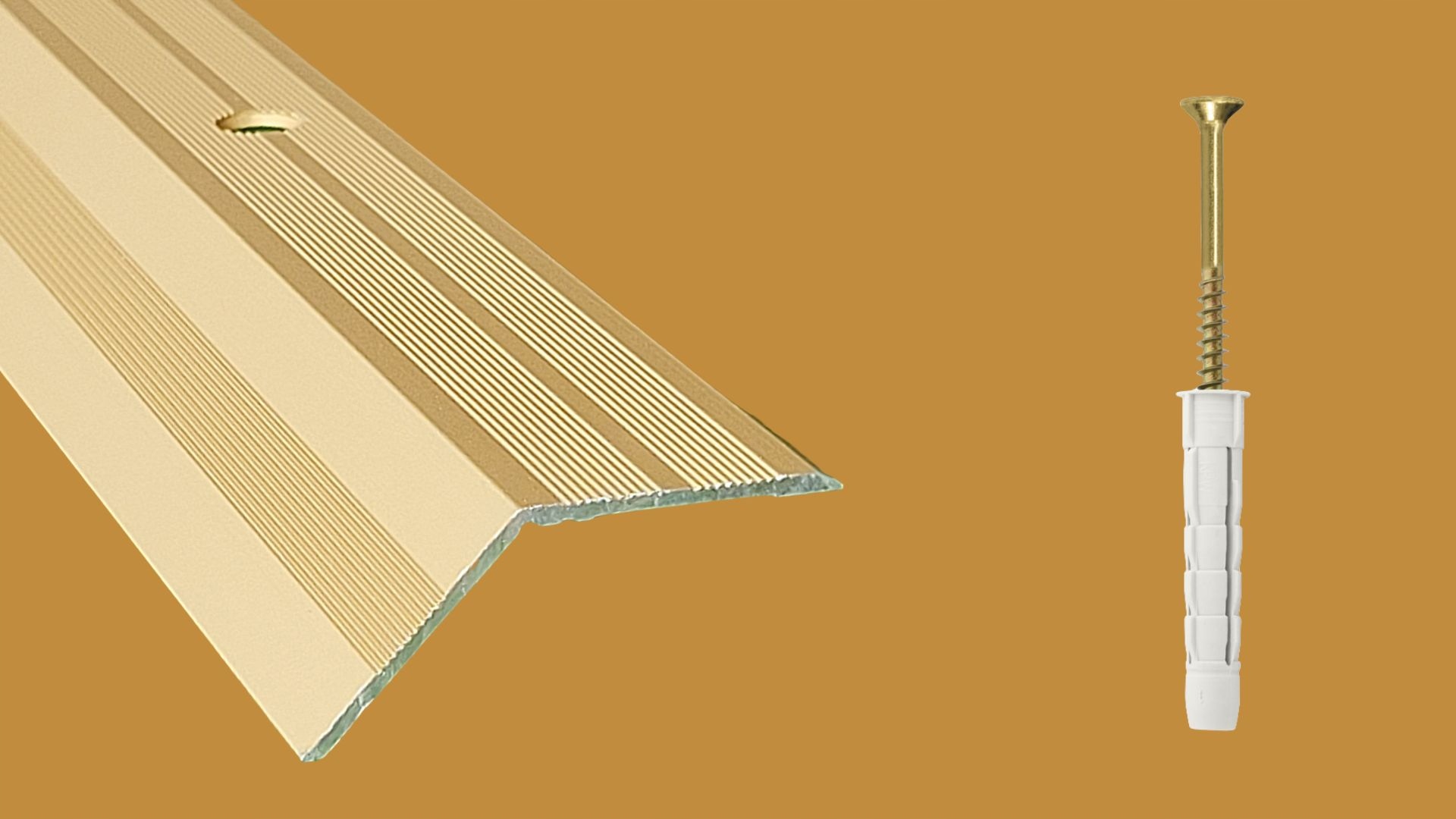 Listwa Dylatacyjna Skośna 15x37 EFFECTOR A39 Progowa Aluminiowa ZŁOTA 90cm EAN (GTIN) 5907791815415