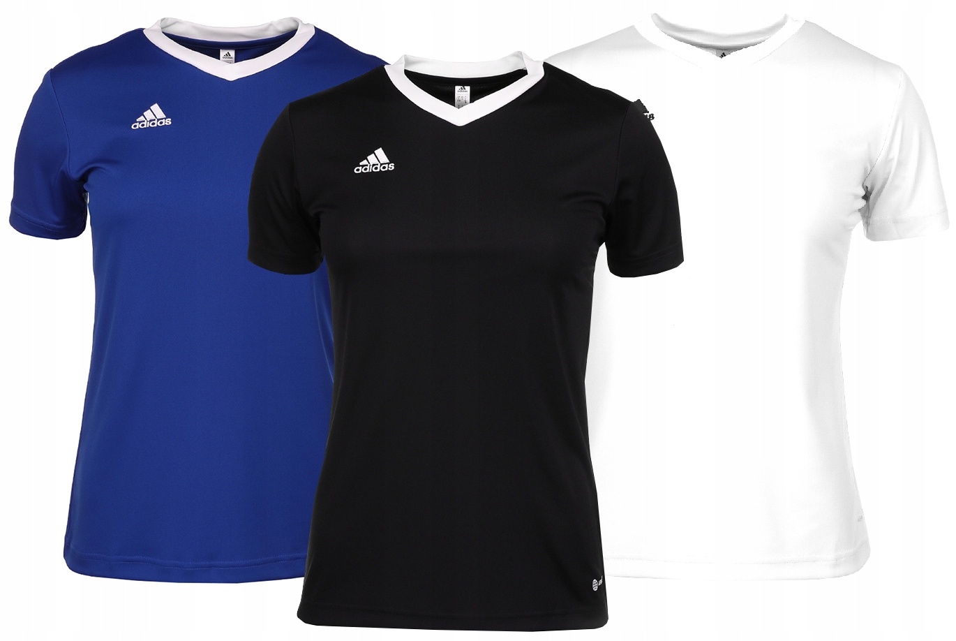 Koszulki Damskie adidas Entrada 22 T-shirt Aeroready Piłkarski 3-pak Xxs
