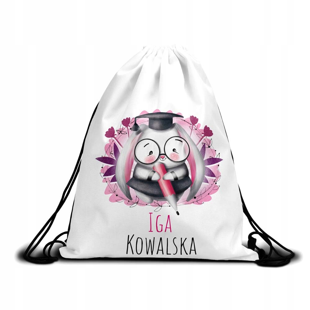 

Worek Plecak Do Przedszkola Na Buty Imię Króliczek