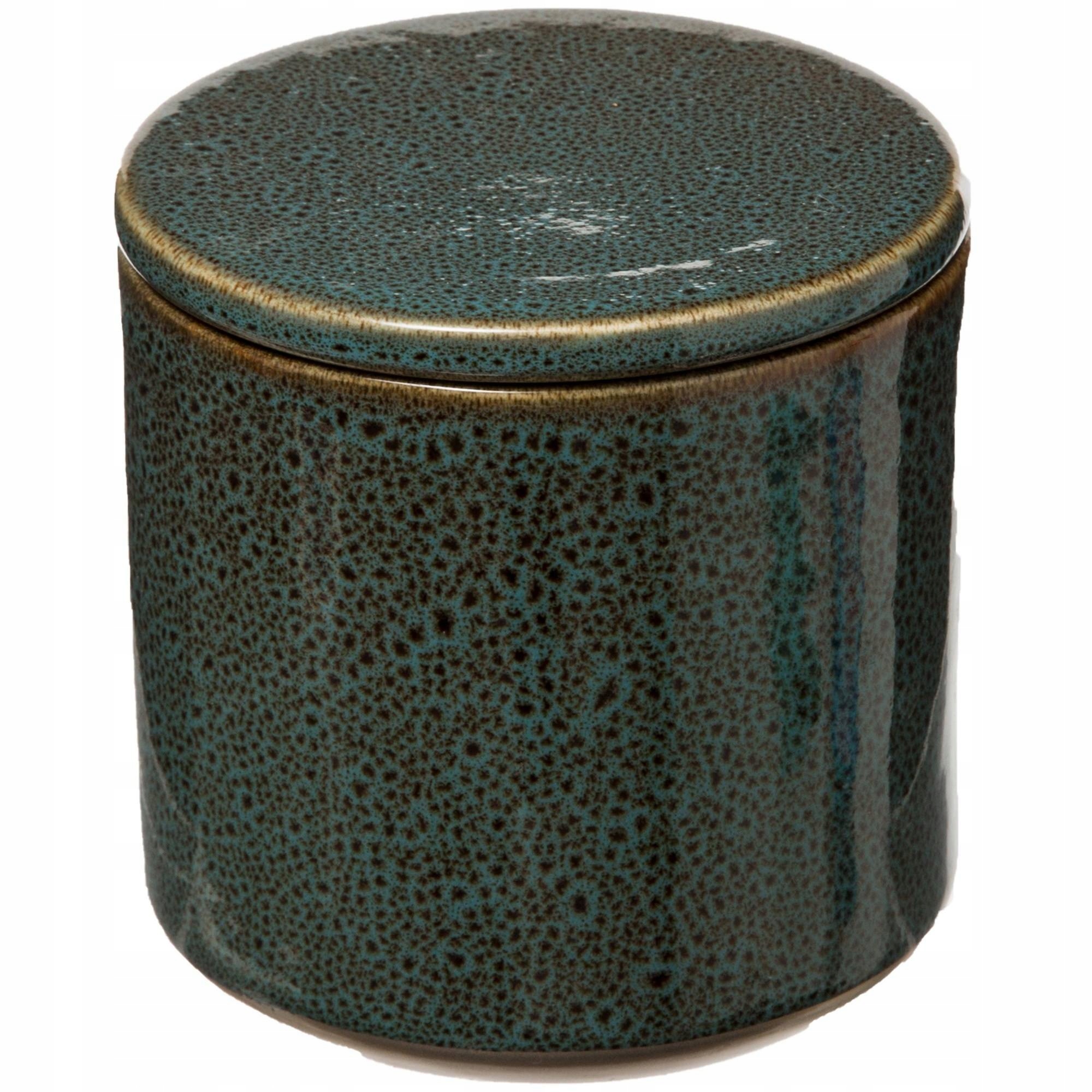 

Pojemnik Na Waciki Ceramiczny Zielony Okrągły 10cm