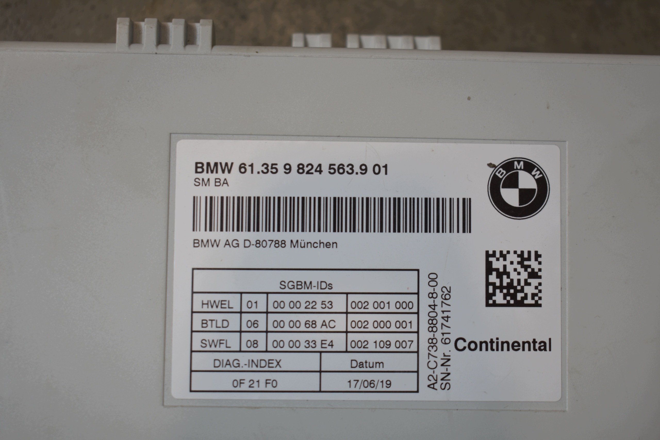IDEALNY module control unit seat BMW X3 G01 G05 1