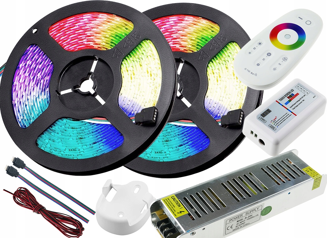 

Profesjonalny Zestaw 900LED Taśma Rgb 60/M 15m 24V