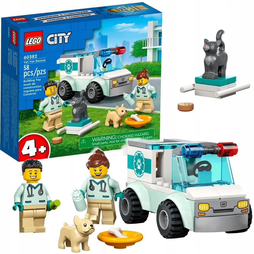 

Lego City 60382 Weterynarz Karetka Dla Zwierząt