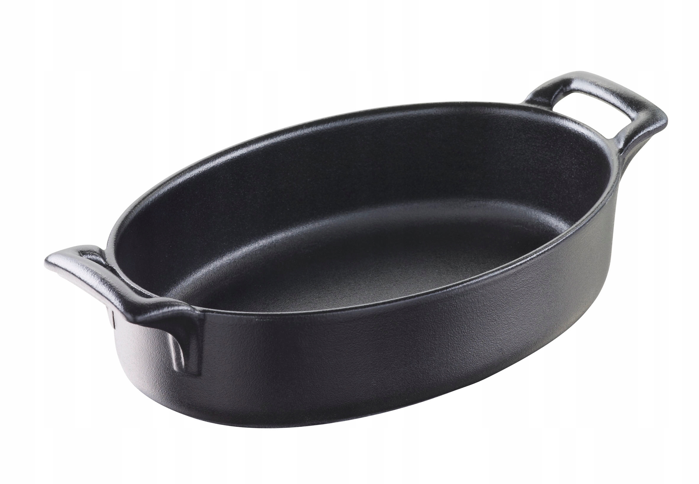Revol Belle Cuisine Noir hluboká oválná nádoba Cast iron style
