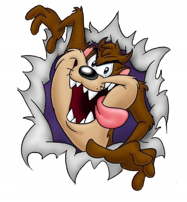 Naklejka 3D na Samochód Auto Gadżet Wodoodporna Zwariowane melodie Diabeł 3