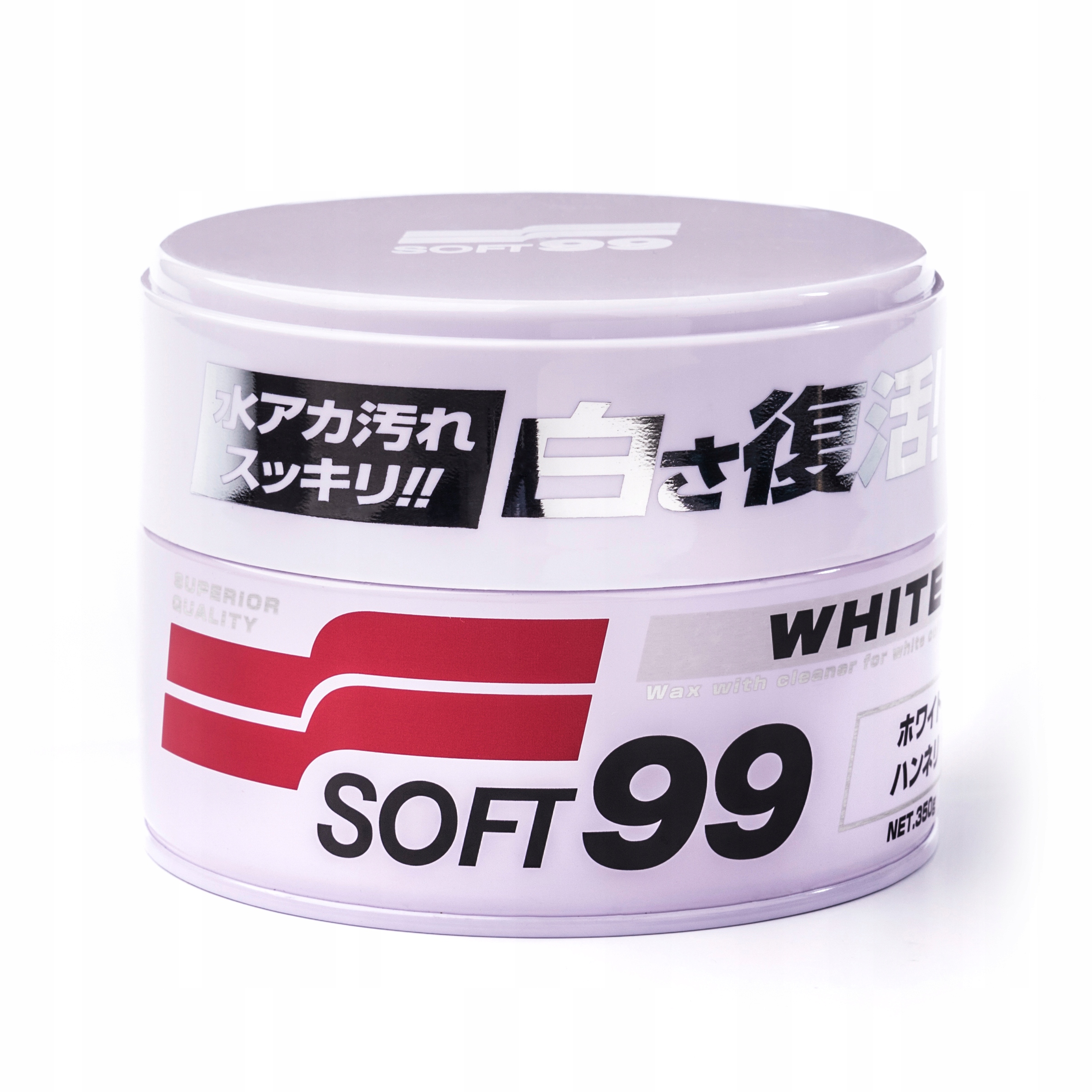 

SOFT99 White Wax wosk samochodowy jasny lakier