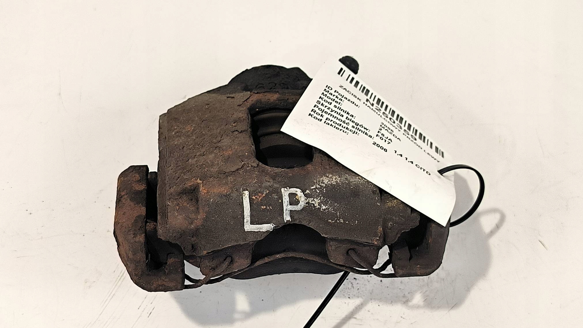 caliper brake front left 1.4 CITD MAZDA 2 DY