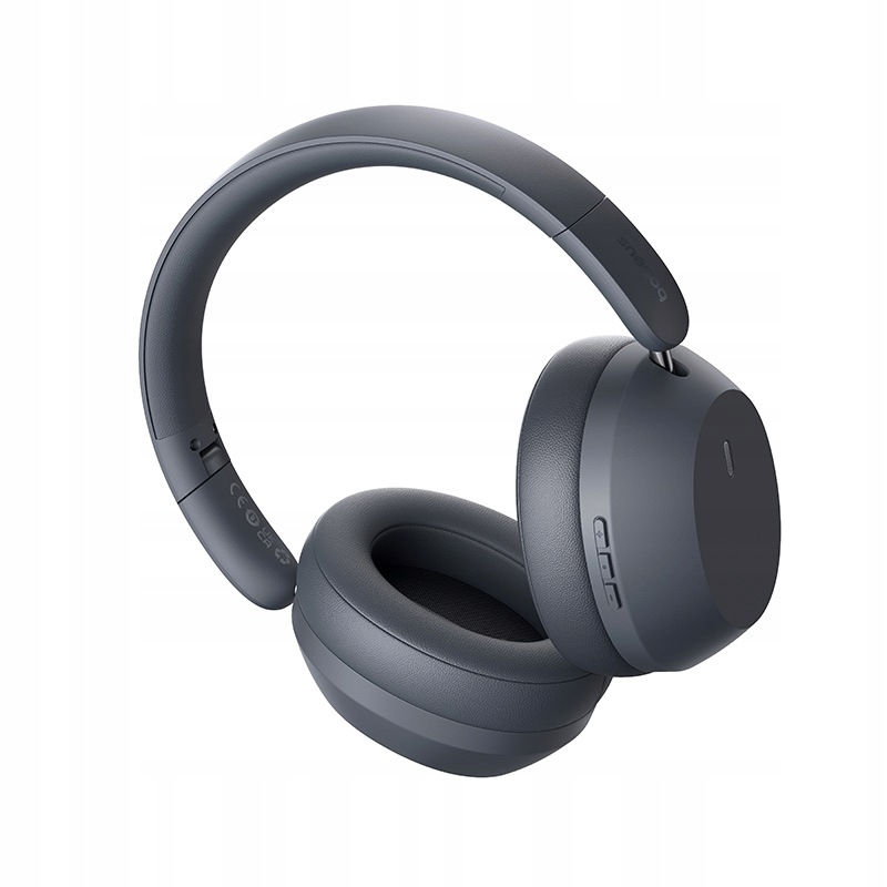 Baseus Bezdrátová Sluchátka Bass 35 Max Wireless Headphones Šedá