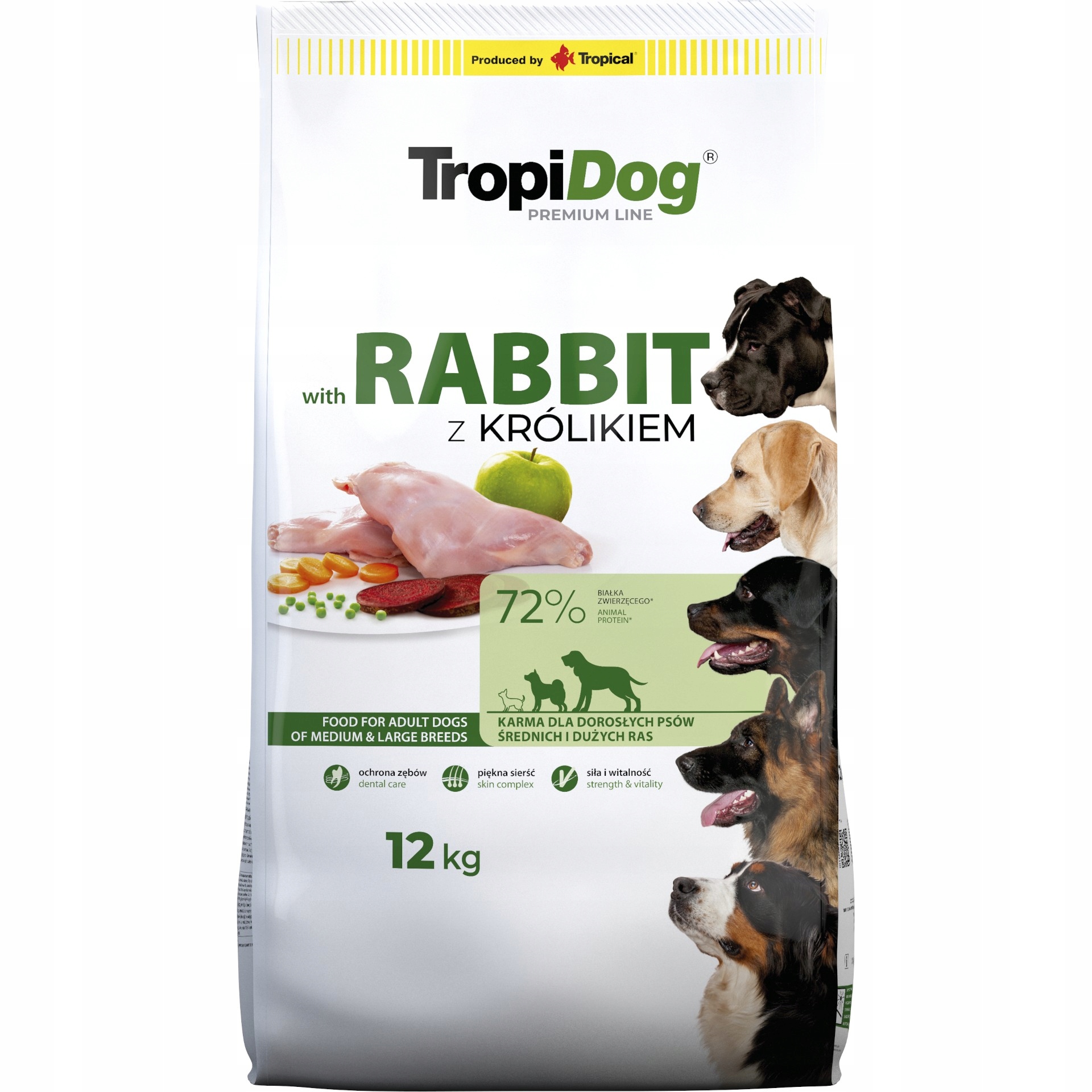 Tropidog Premium Adult Medium Large Rabbit 12kg