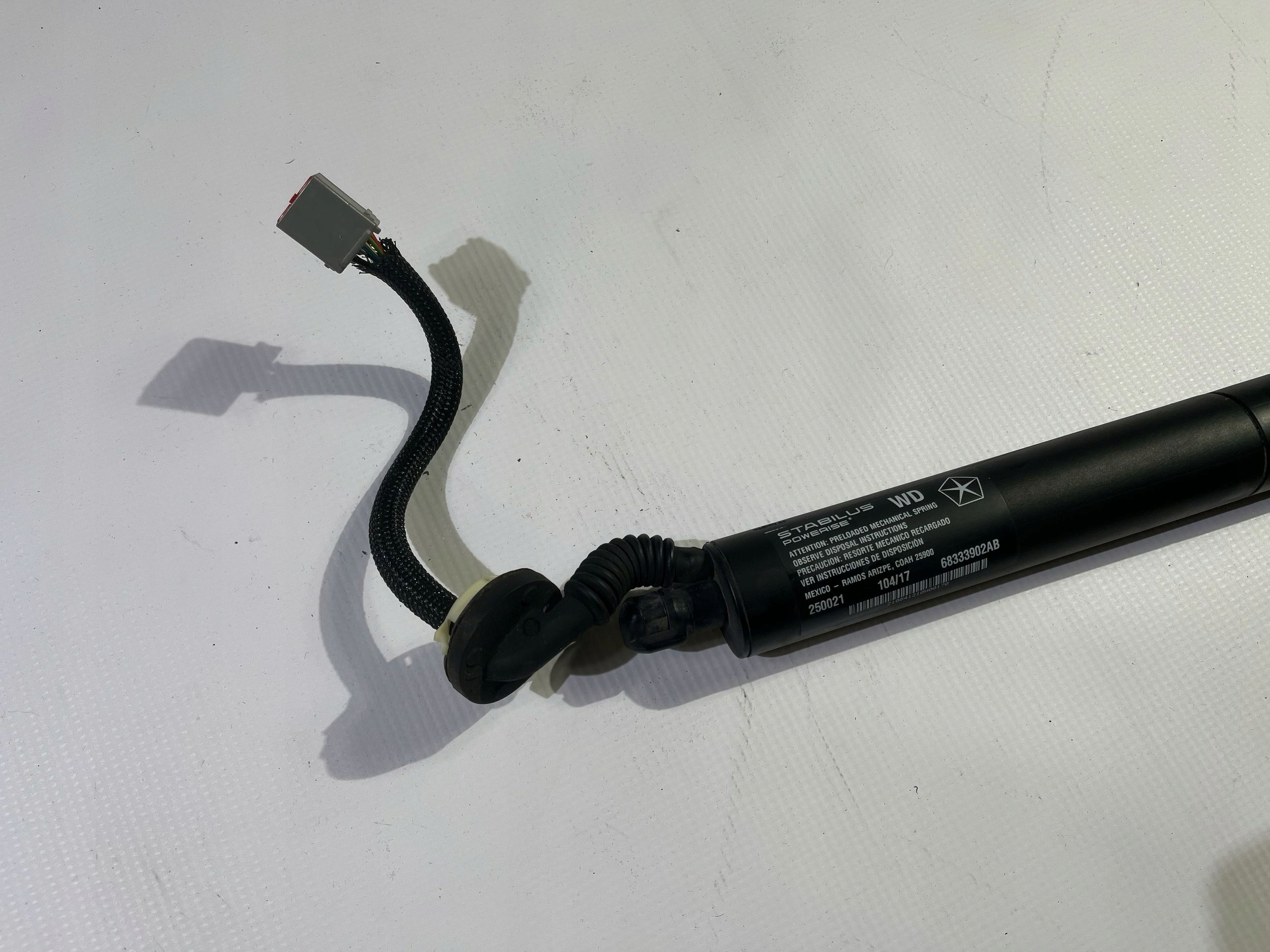 damper electrical bonnet boot Dodge Durango 2013-2019