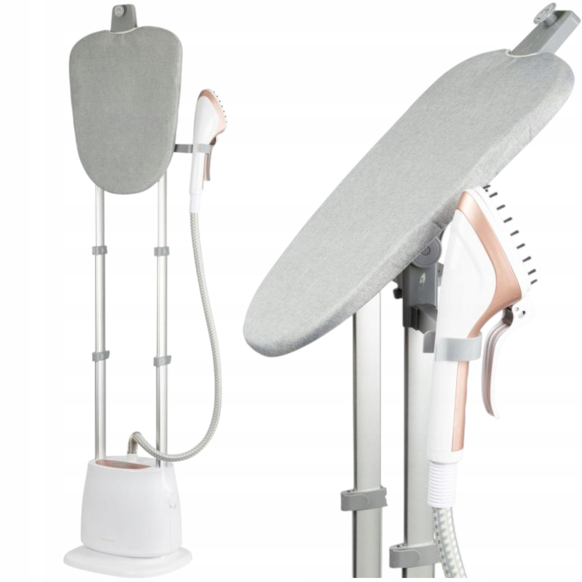 Żelazko z deską do prasowania Stojąca Parownica Ubrań Stacja parowa Steamer