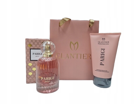 Sada Glantier Parigi Parfém balzám Pargi Dárková Taška