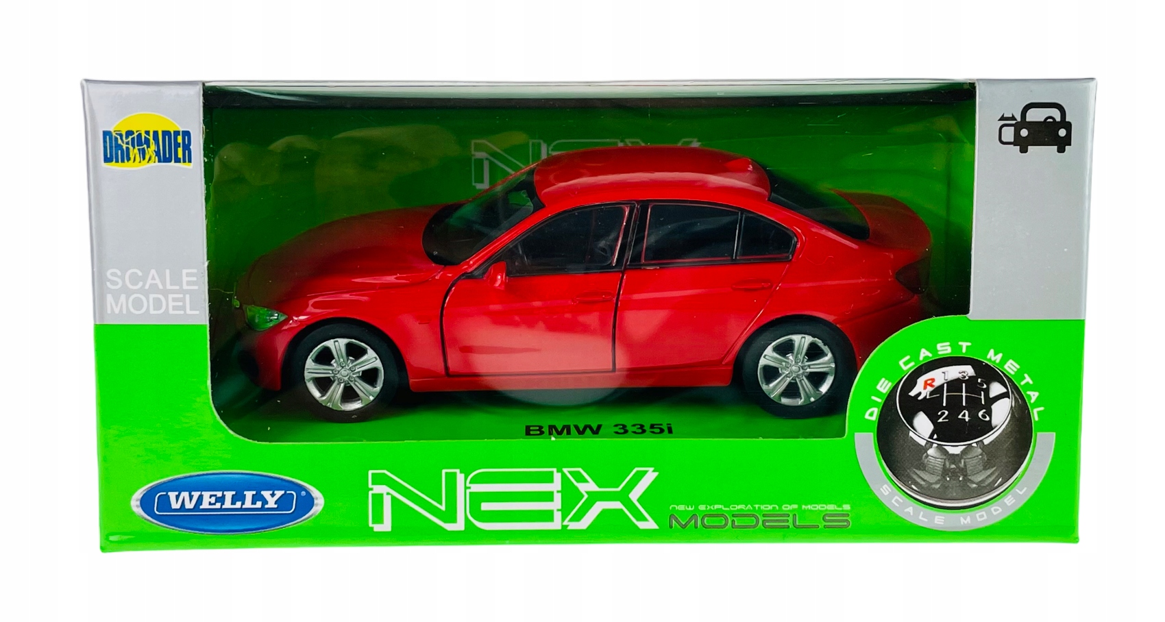 WELLY BMW 335i F30 SERIA 3 1:34 NOWY METAL MODEL Materiał metal plastik