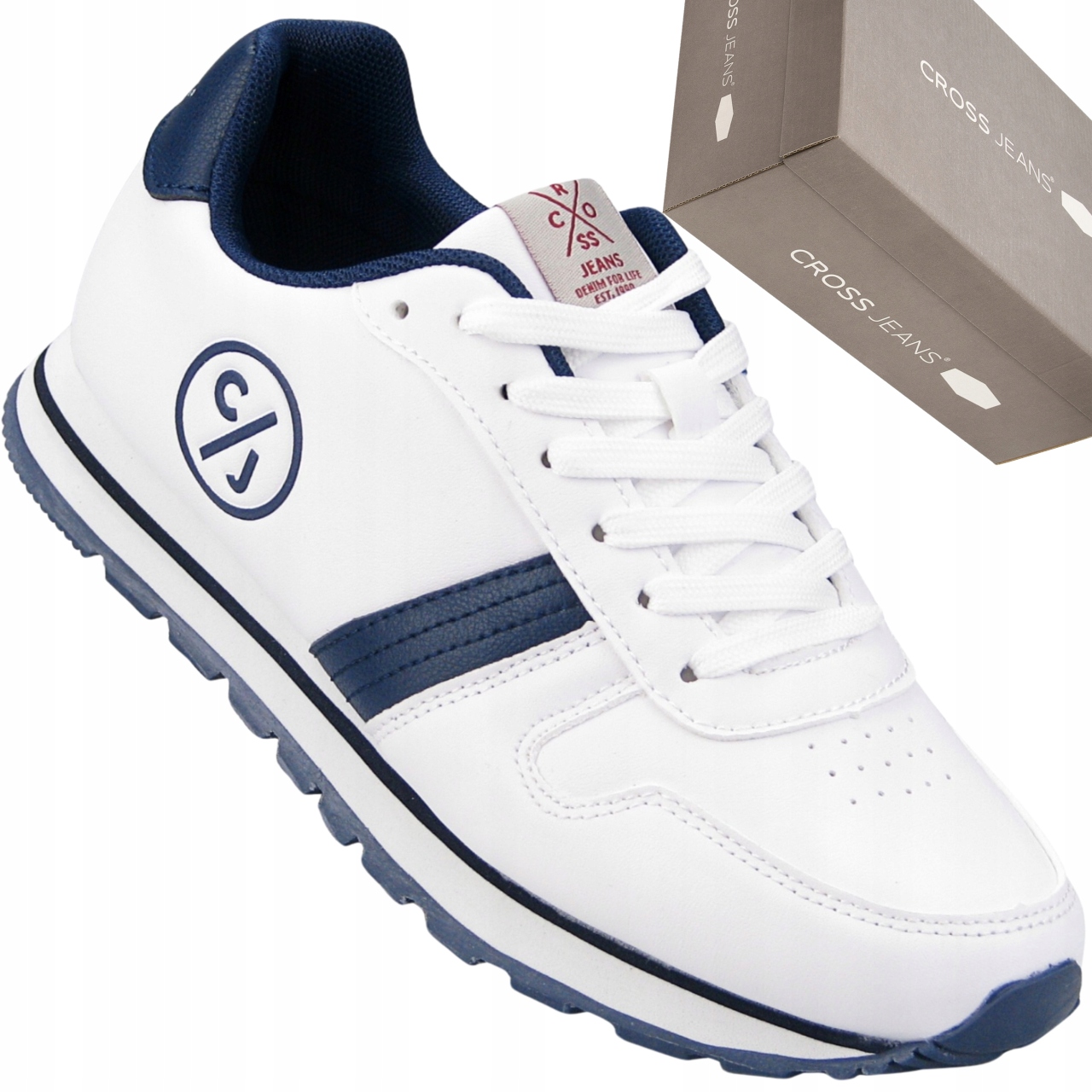 Buty Cross Jeans JJ2R4021C Komfortowe sneakersy damskie, modne i