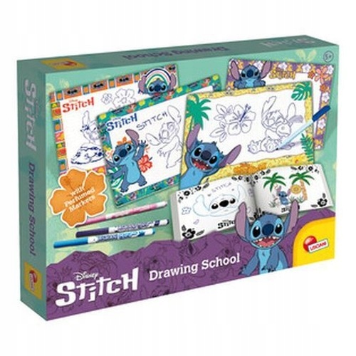 Stitch Szkoła rysowania z perfumowanymi długopisami - Lisciani