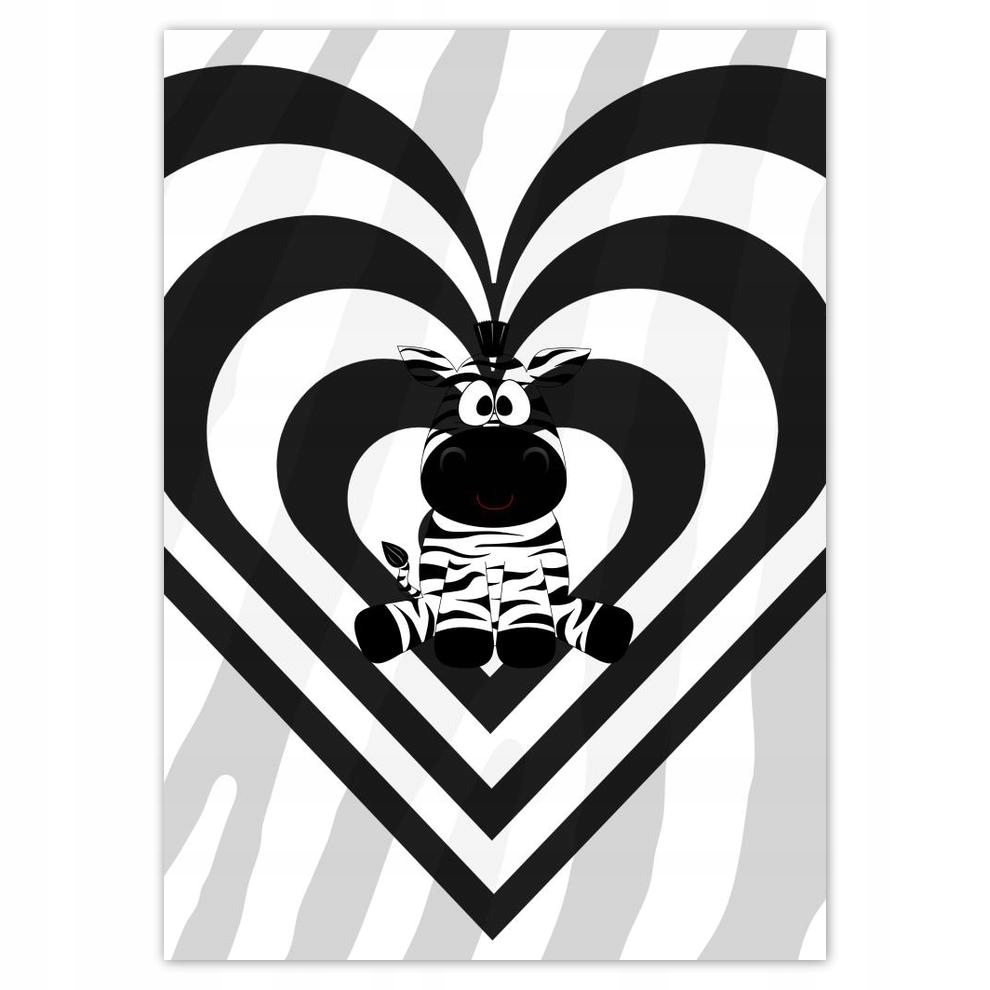 

Plakat 50x70 Zebra Paski