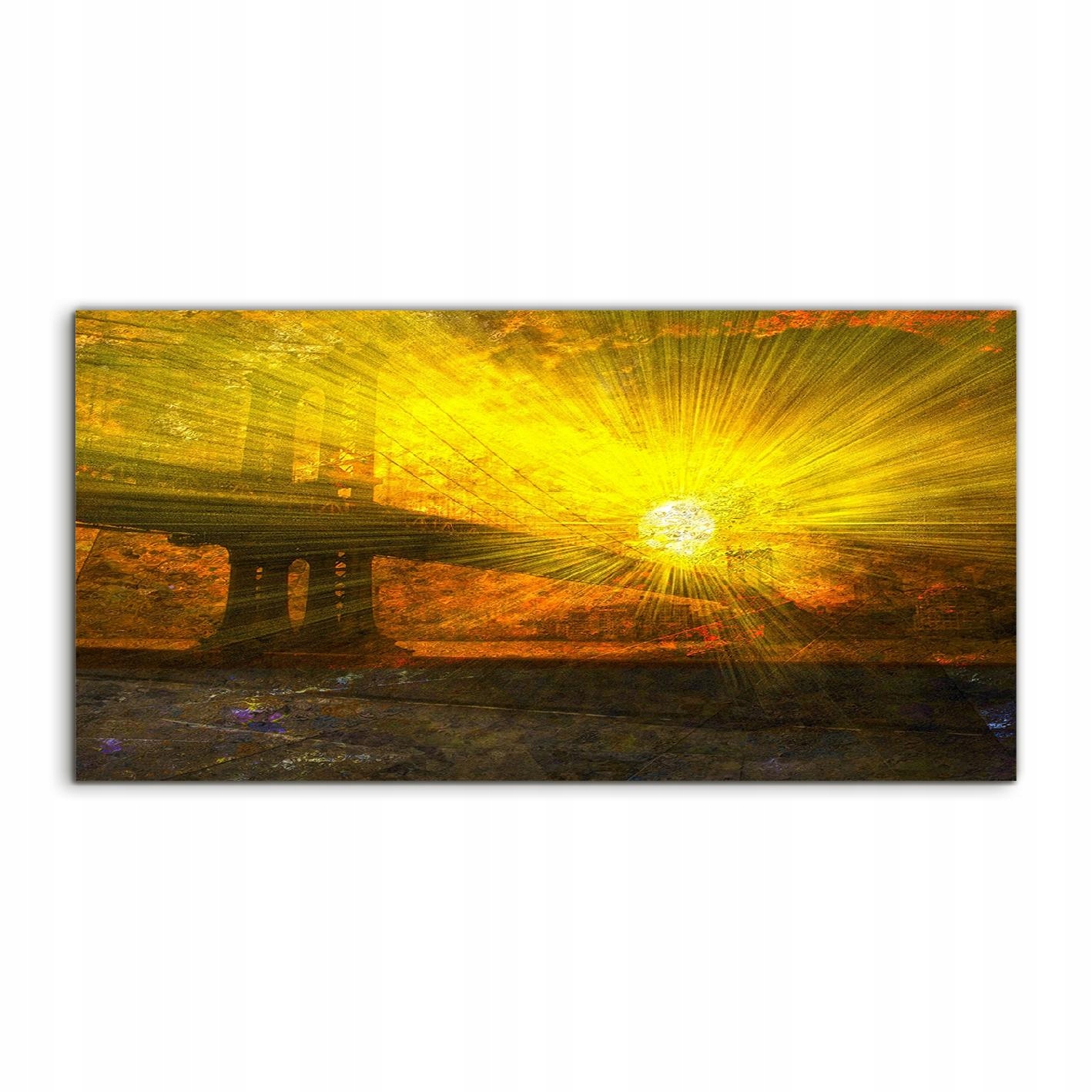 Obraz akryl 120x60 závesný Krajina Manhattan Ny