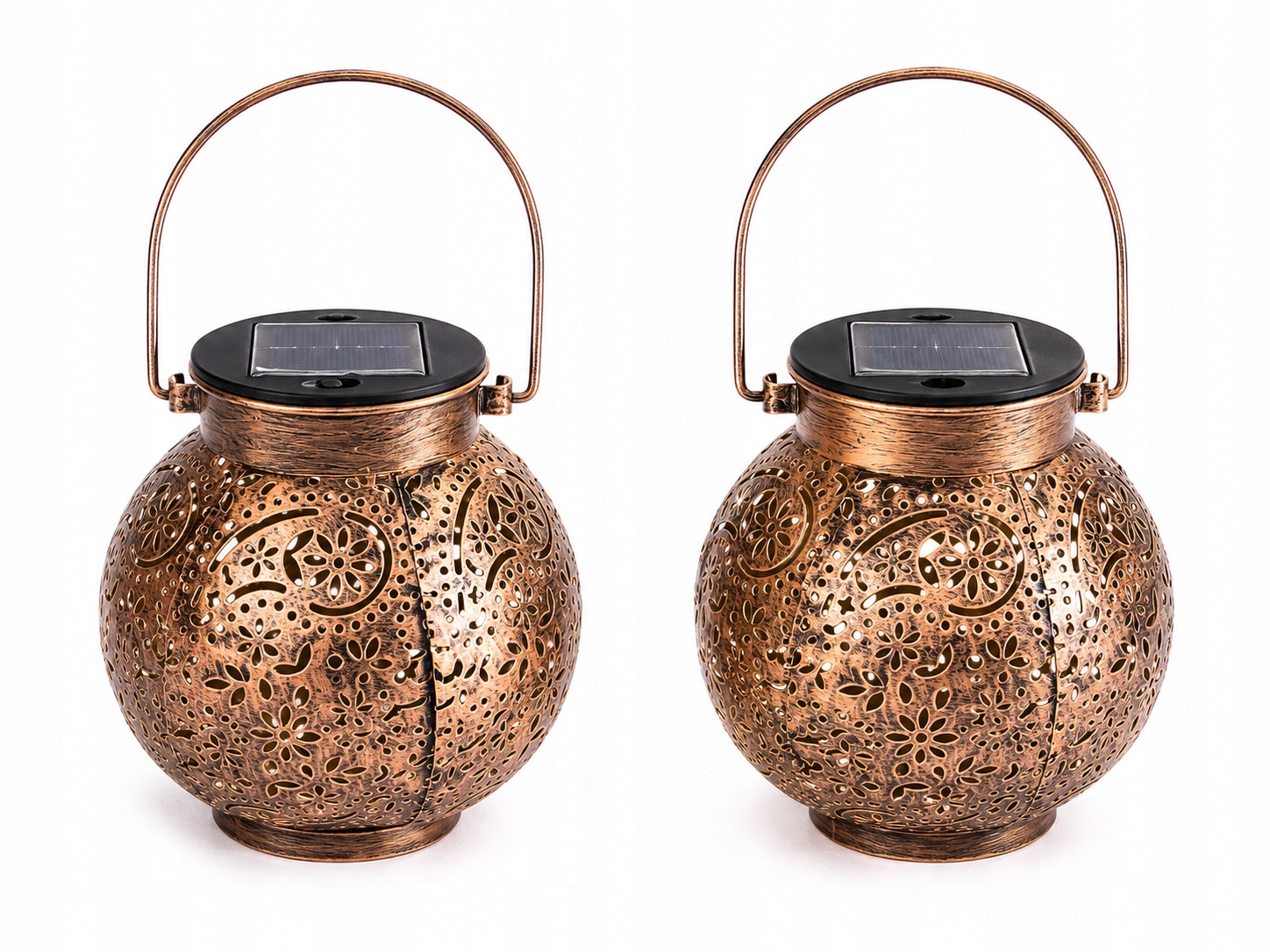 Sada 2 Solárních Lamp S Lucernami