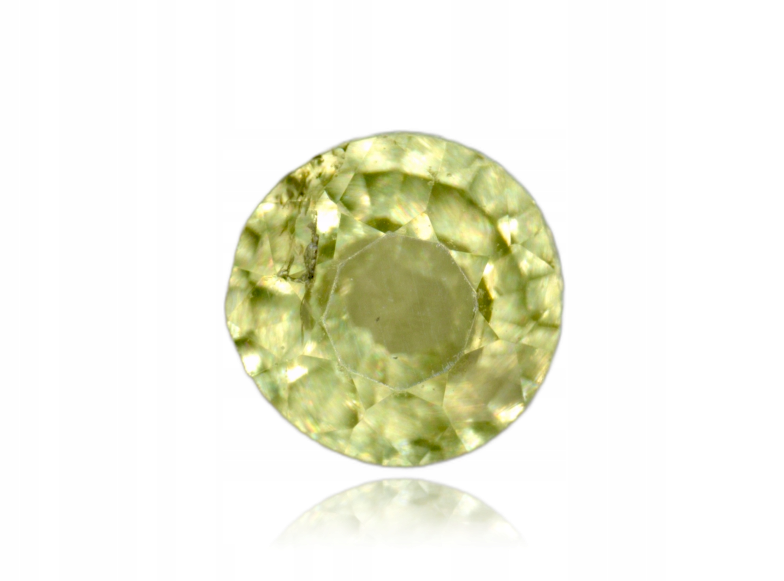 Safír 0.16ct Žlutý Kulatý eCertifikát Wbd